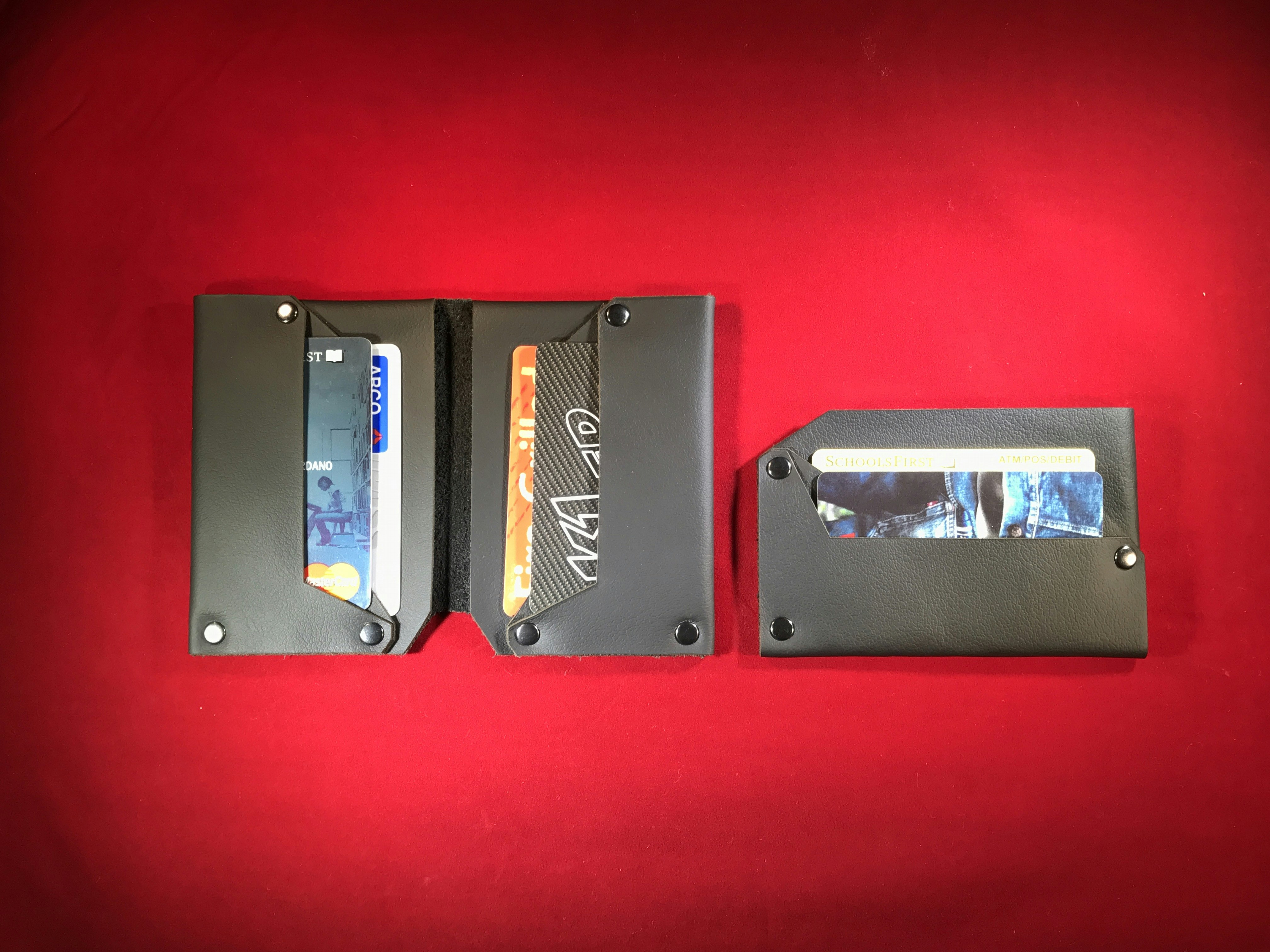 Leather Wallets with Edgy Unique Design gallery image