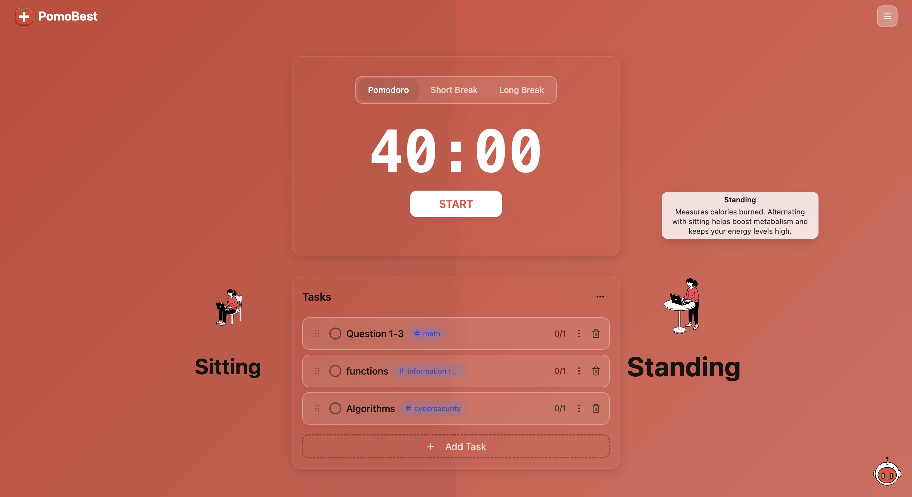 PomoBest screenshot 1
