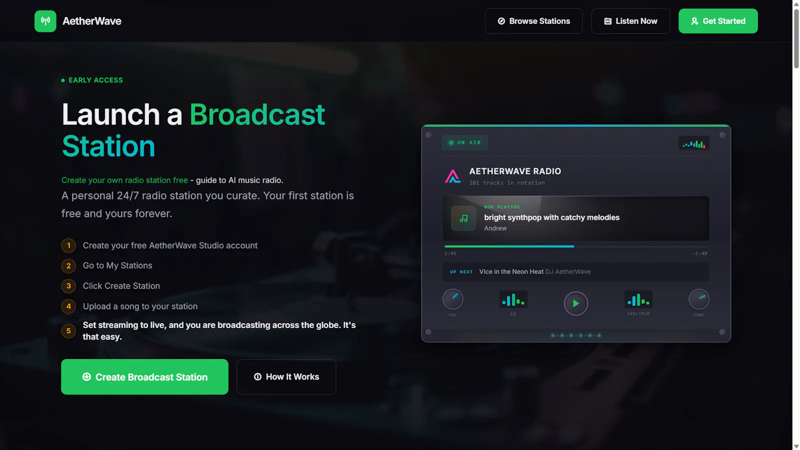 AetherWave Radio Network screenshot 6