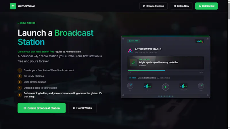 AetherWave Radio Network screenshot 6