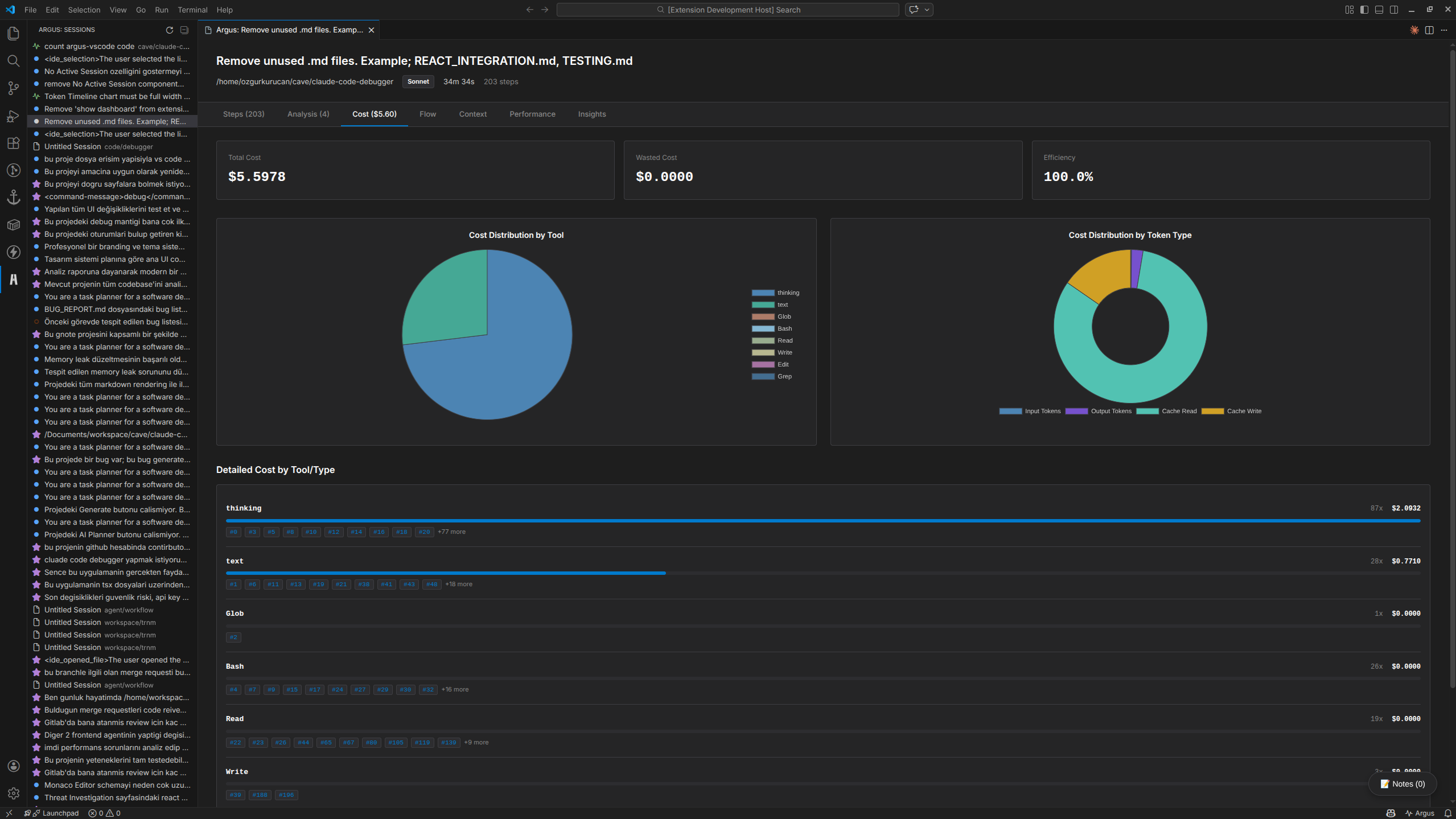 Argus - Claude Code Debugger & Analyzer gallery image