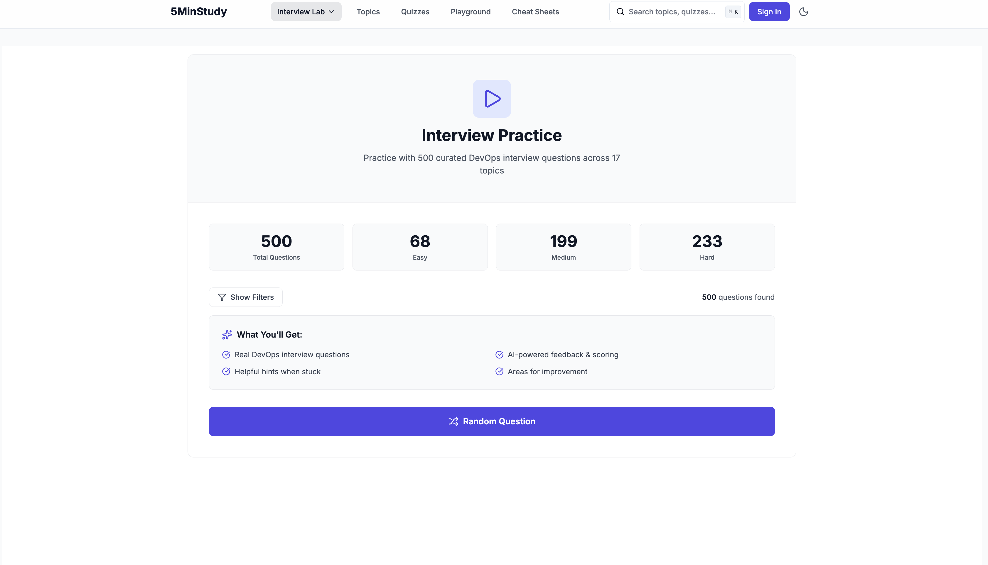 5MinStudy gallery image