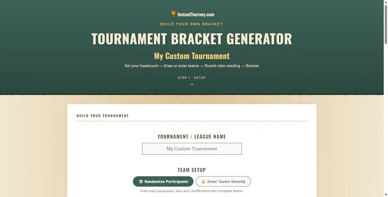 Instant Tourney screenshot 2