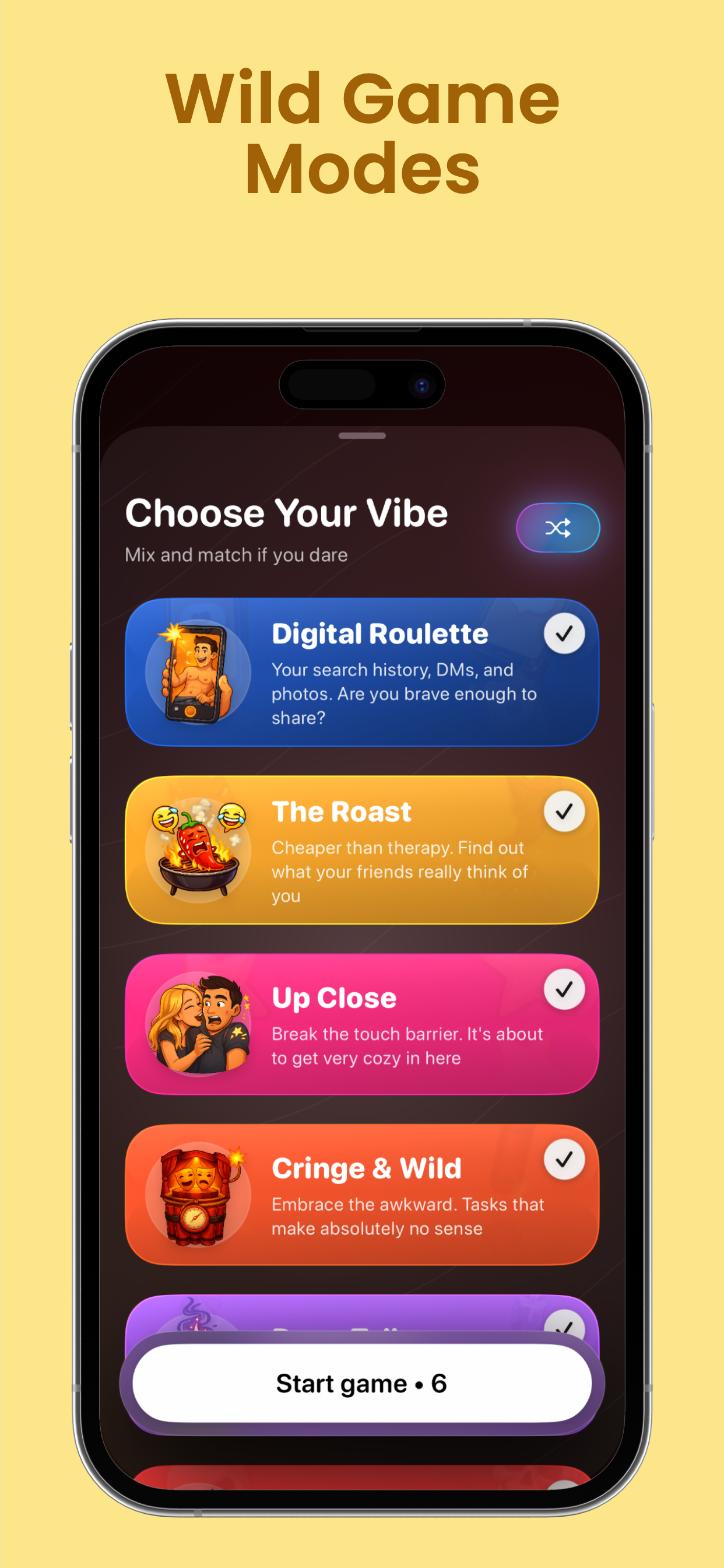 AI Party Games — Finger Chooser - Screenshot 2 showing product features and functionality