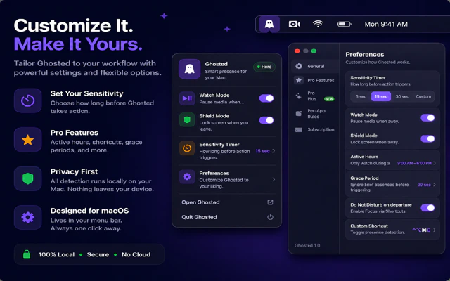 Ghosted: Smart Presence screenshot 4