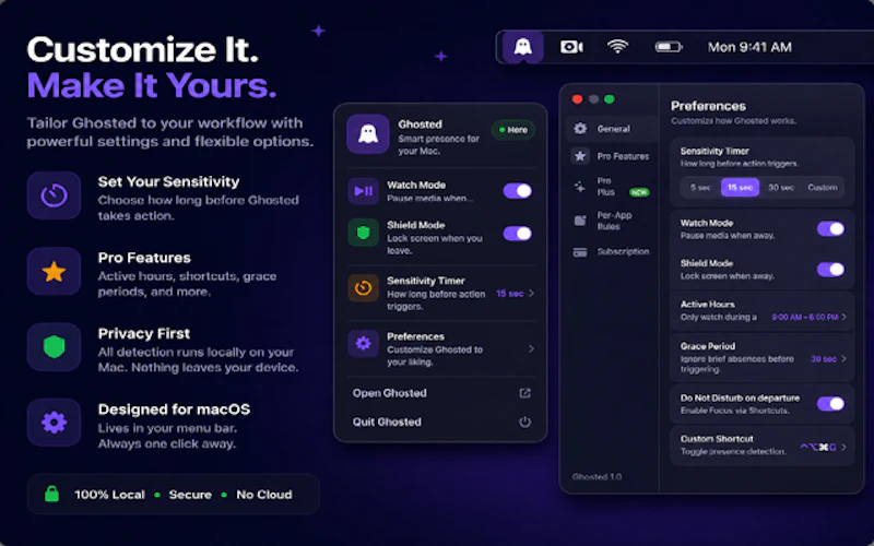Ghosted: Smart Presence screenshot 4