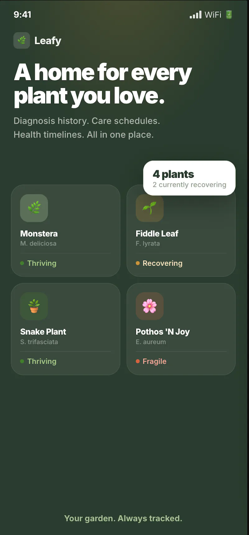 Leafy — Never Kill Another Plant screenshot 4