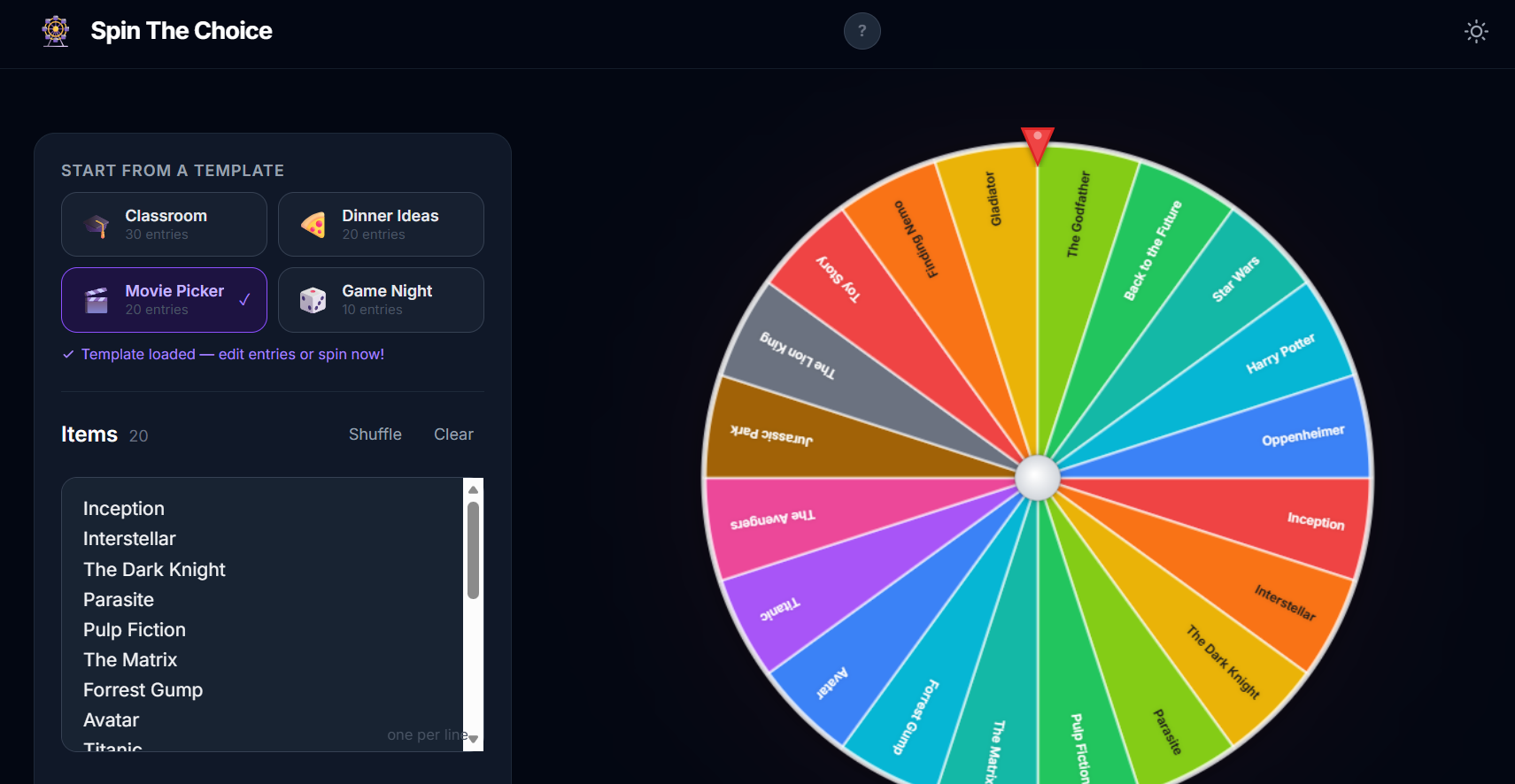 Spin The Choice gallery image