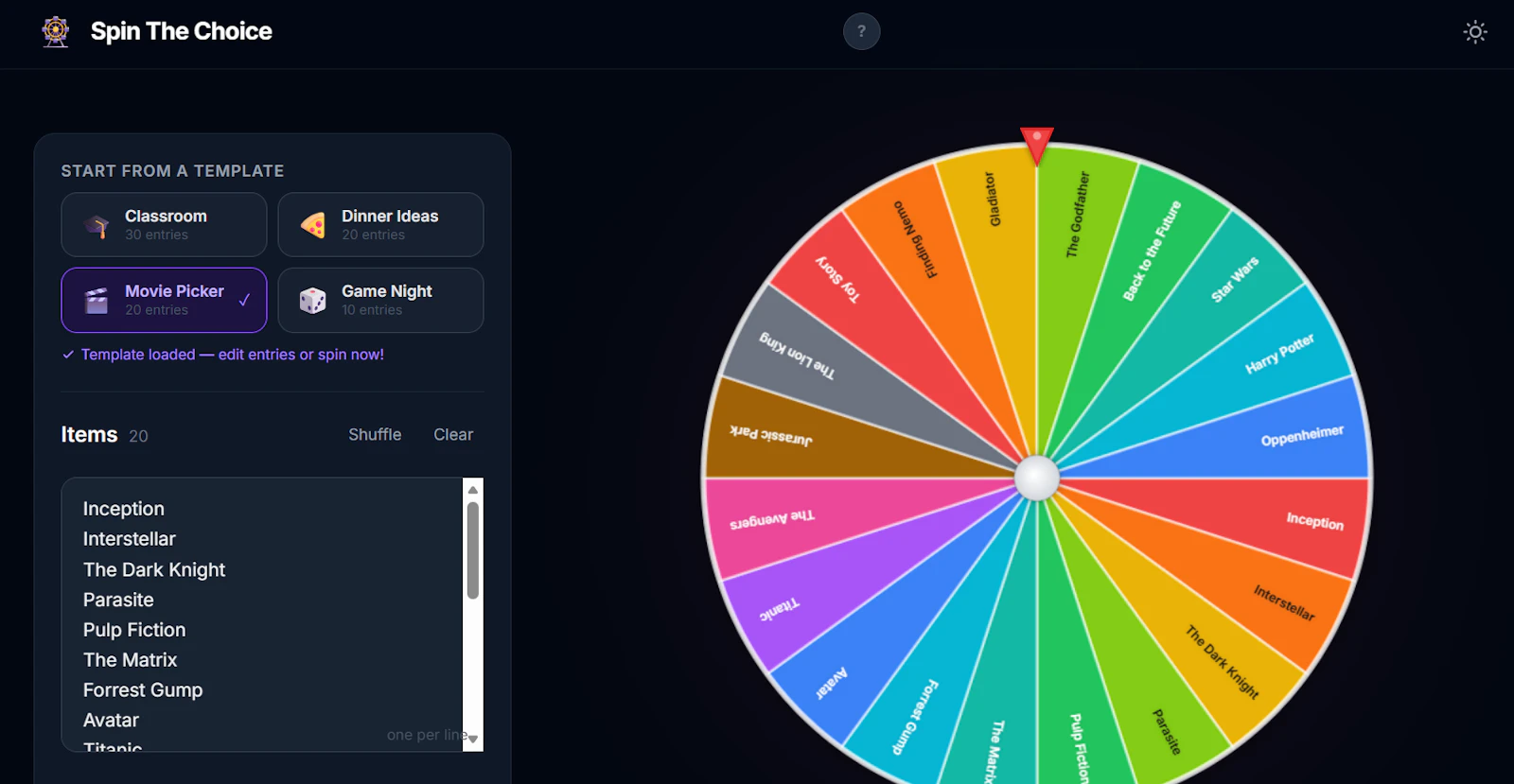 Spin The Choice screenshot 4