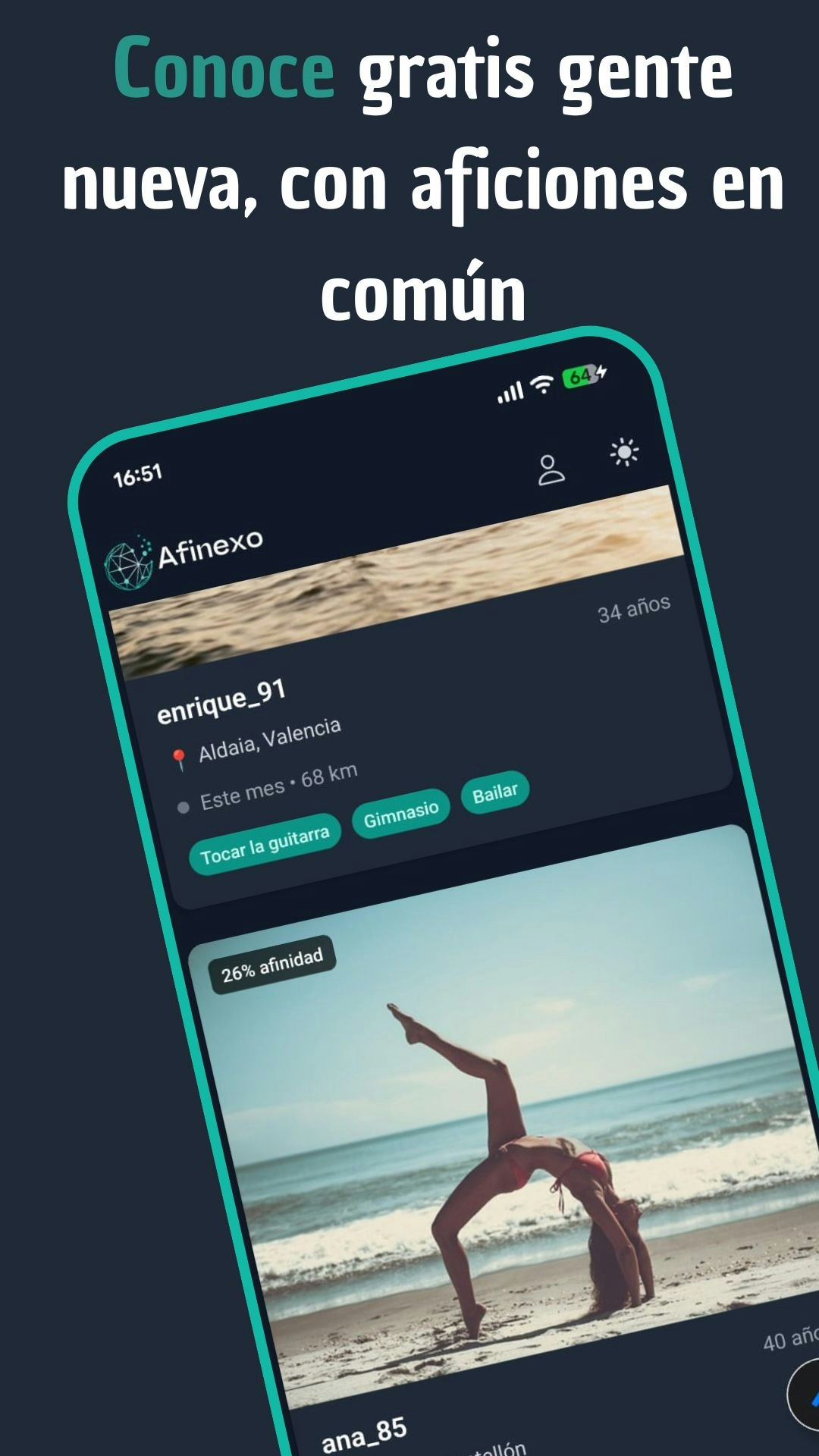 Afinexo - Main product screenshot demonstrating key features and user interface