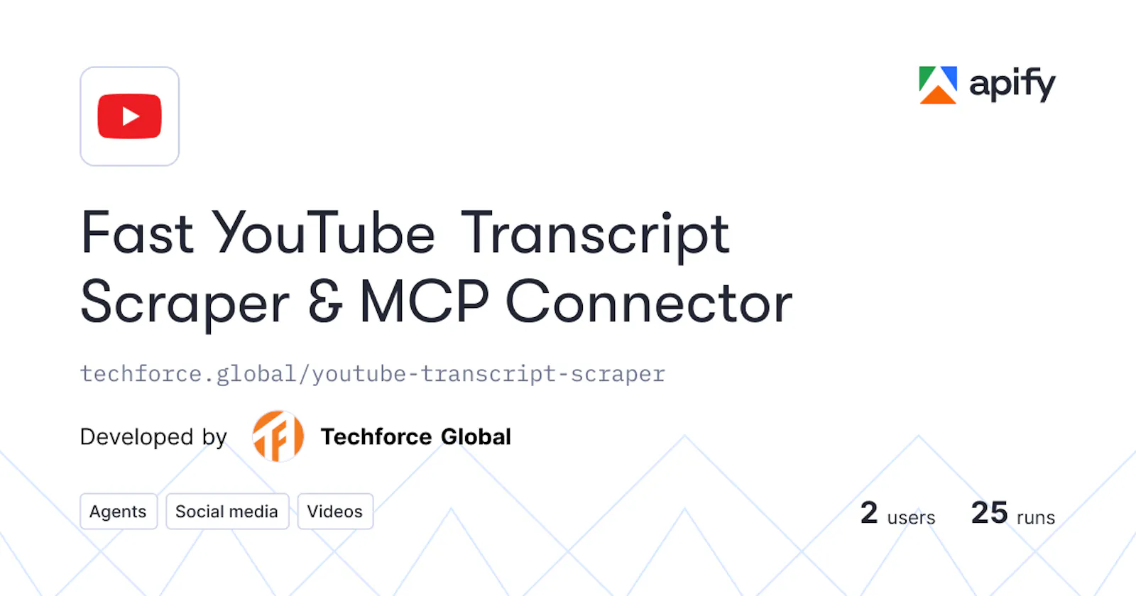 Youtube Transcript Scraper screenshot 1