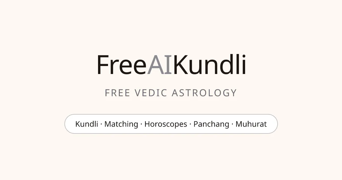 FreeAIKundli gallery image