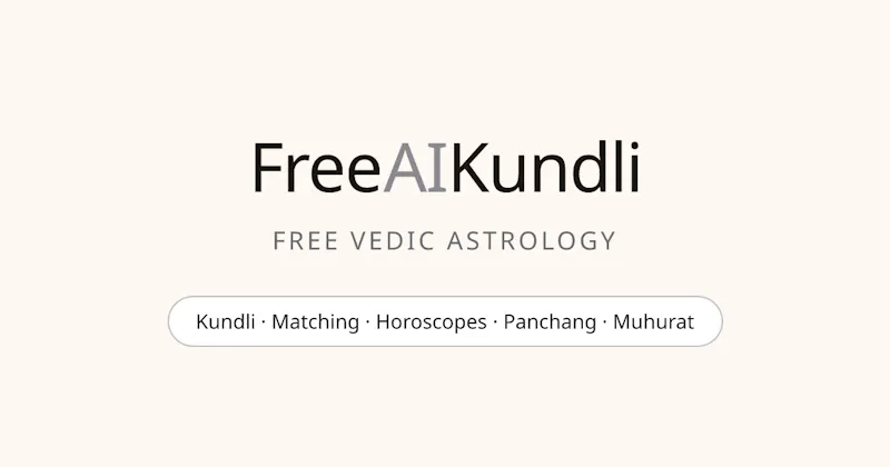 FreeAIKundli screenshot 1