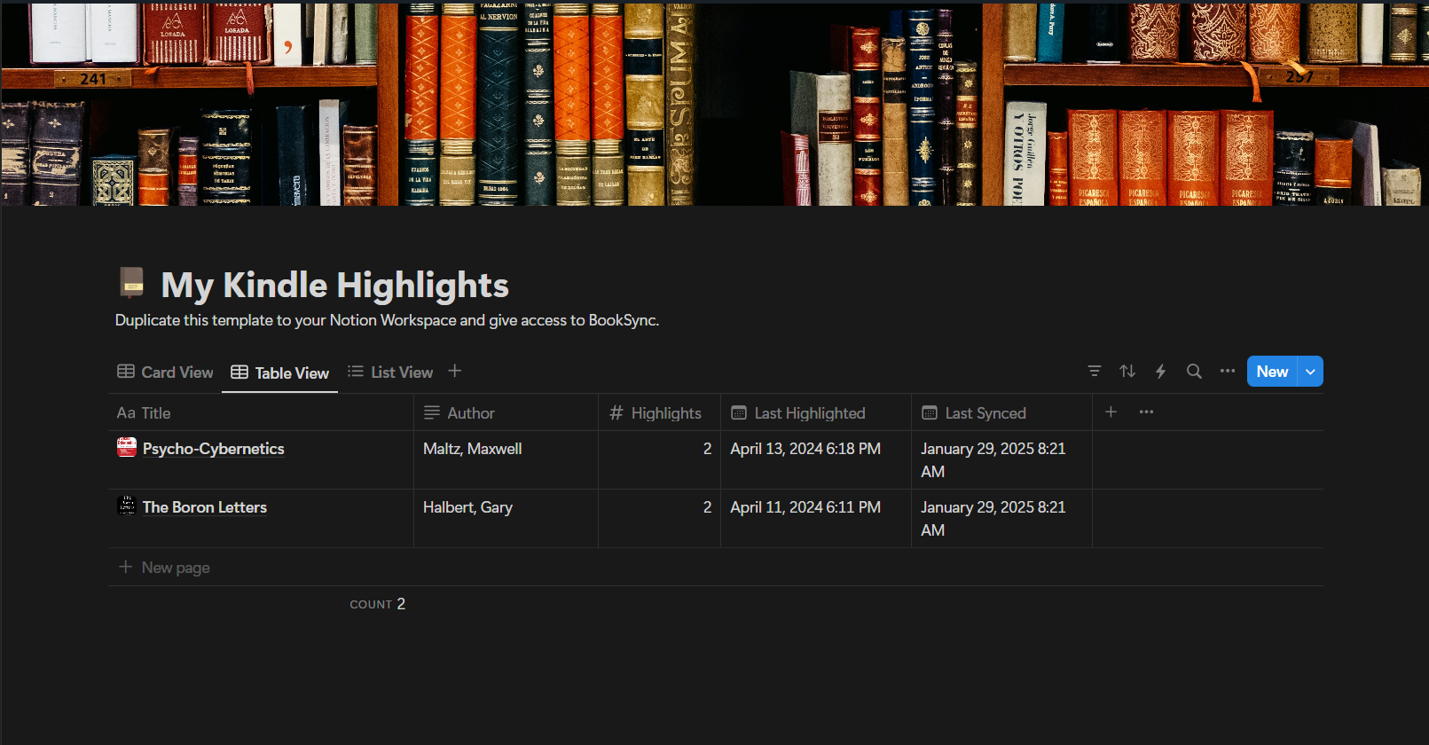 Média BookSync - Synchronisez votre Kindle Sights à la notion 5