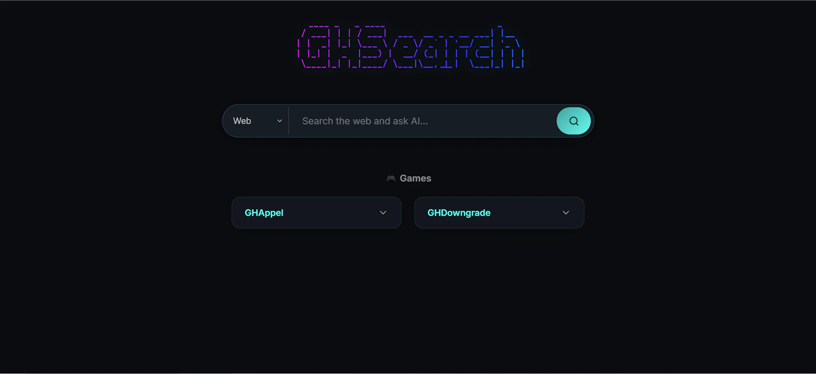 GHSearch screenshot 1
