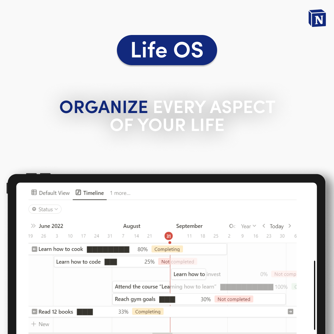 Life OS (Notion Dashboard) media 5