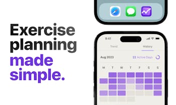 Steddy-Trainingsplaner - Erstellen Sie in wenigen Minuten einen personalisierten Fitnessplan.