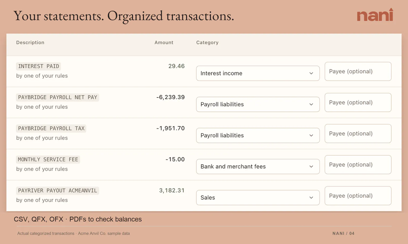 Nani Accounting screenshot 5