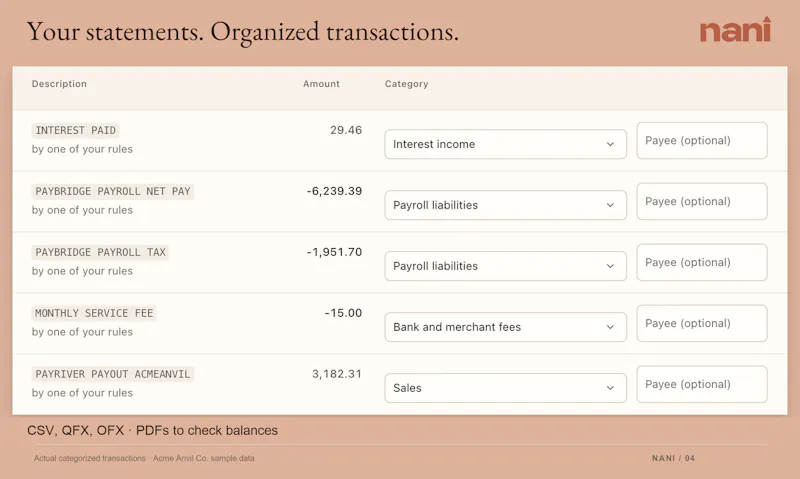 Nani Accounting screenshot 5