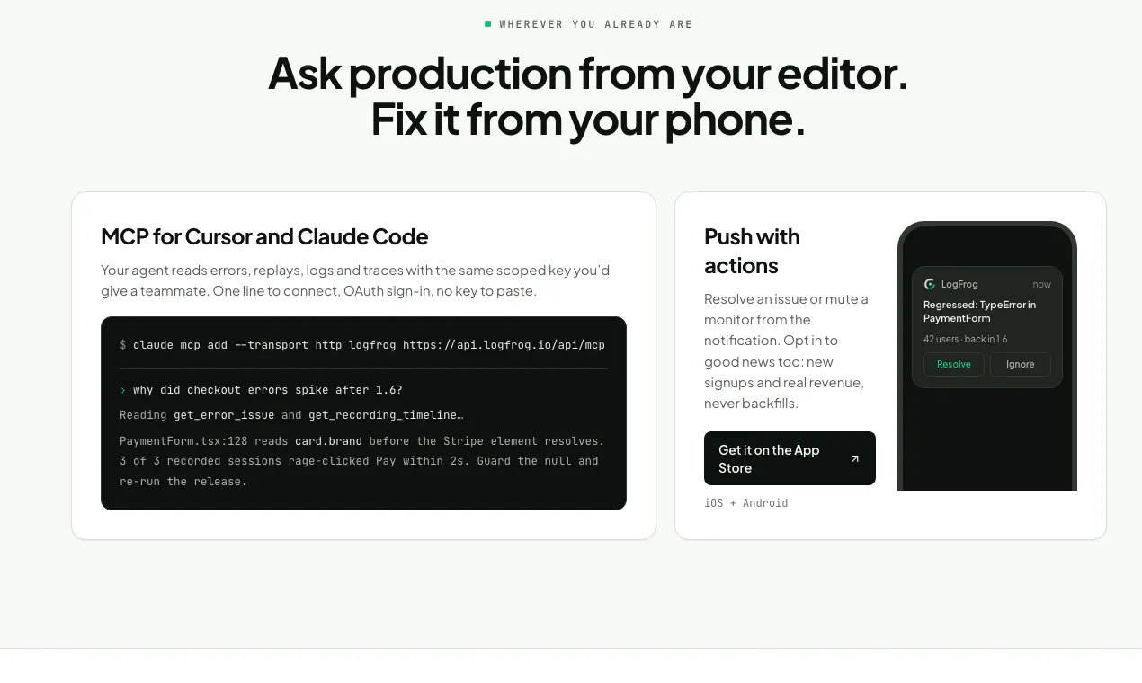 LogFrog gallery image