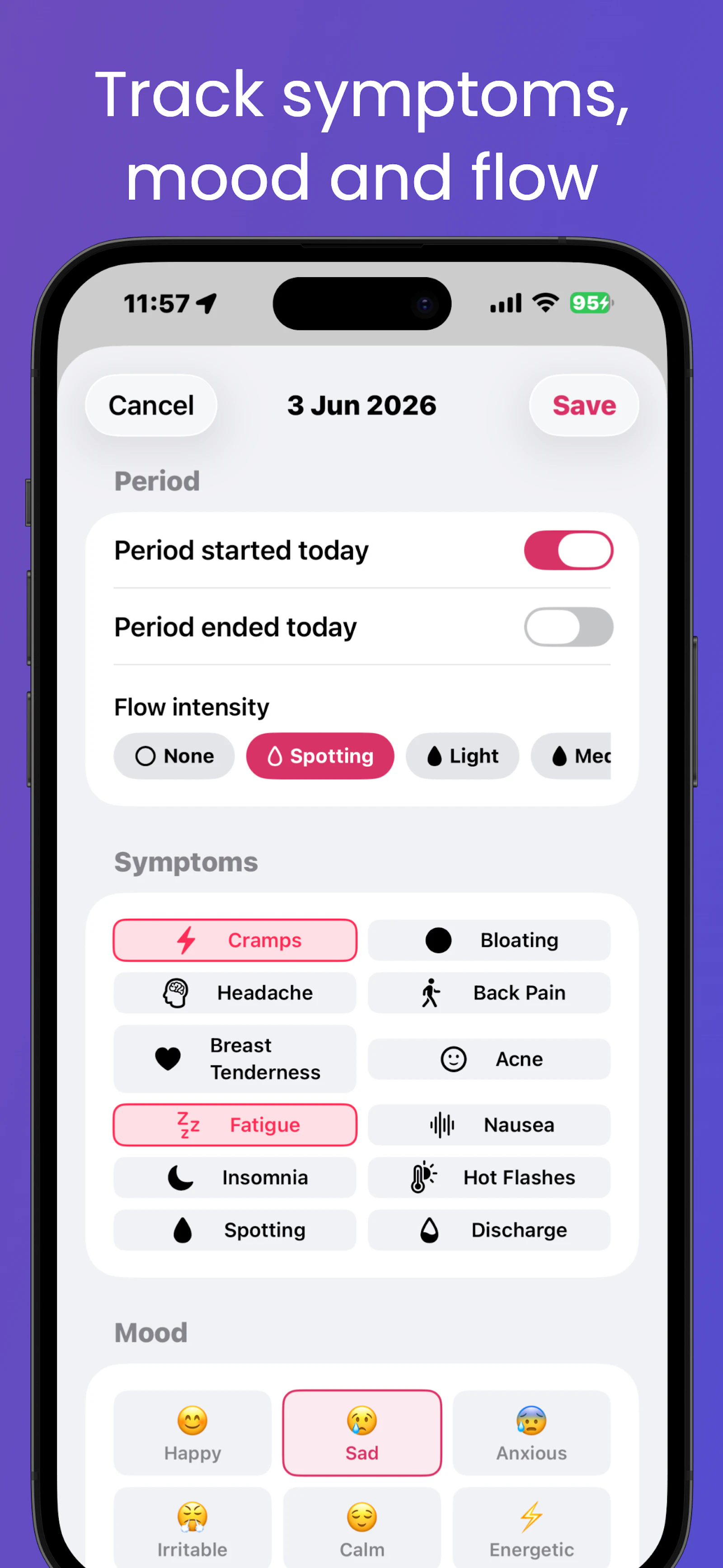 CycleGuide - Menstrual Tracker screenshot 6