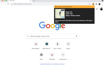 90.3 KEXP Now Playing Browser Extension gallery image