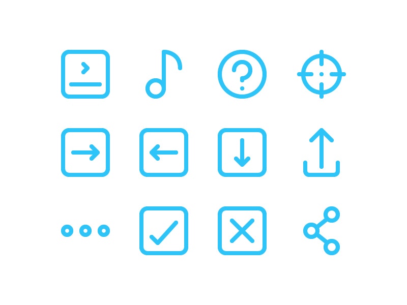 100 Free Essential icon set for designer gallery image