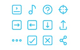 100 Free Essential icon set for designer media 3
