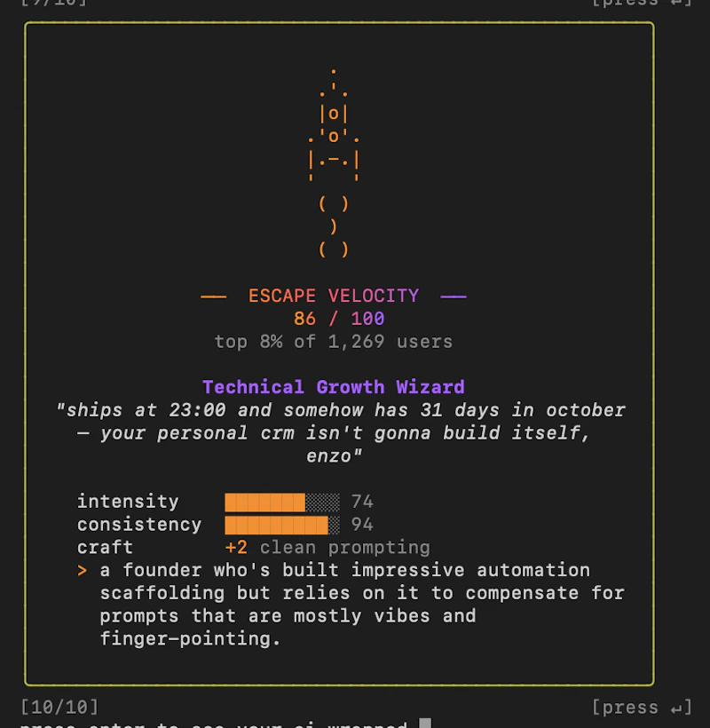 Your AI wrapped screenshot 4