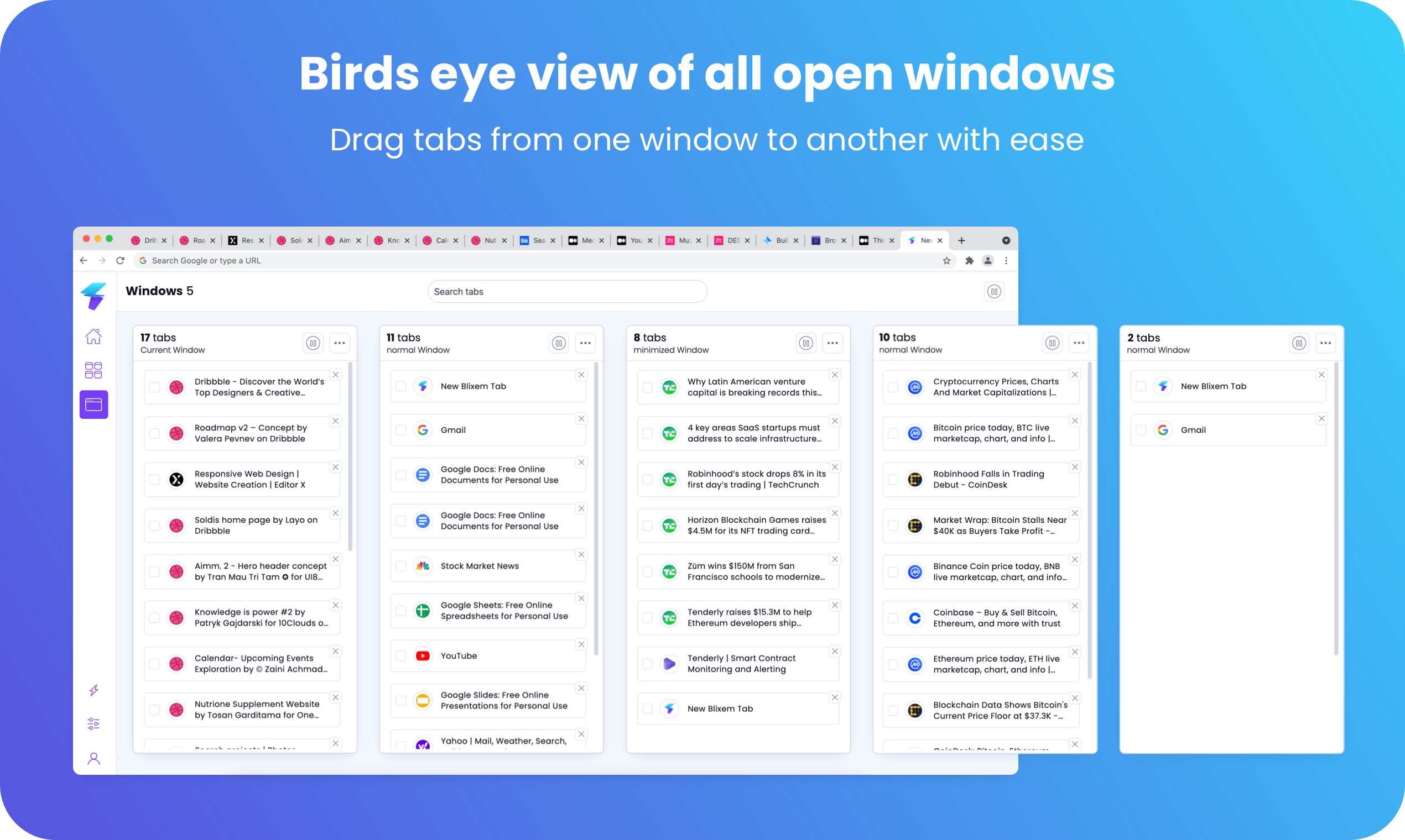 Blixem Browser Tab Manager Organize Your Browsing Experience Product Hunt