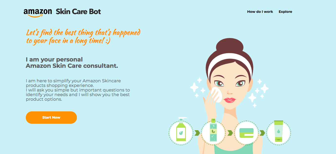 Amazon Skin Care Bot gallery image