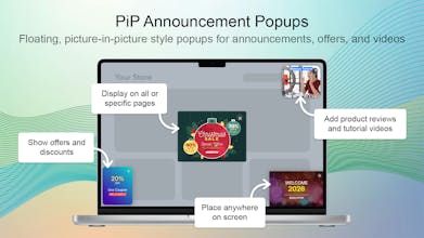 PiP Announcement Popups for Shopify gallery image