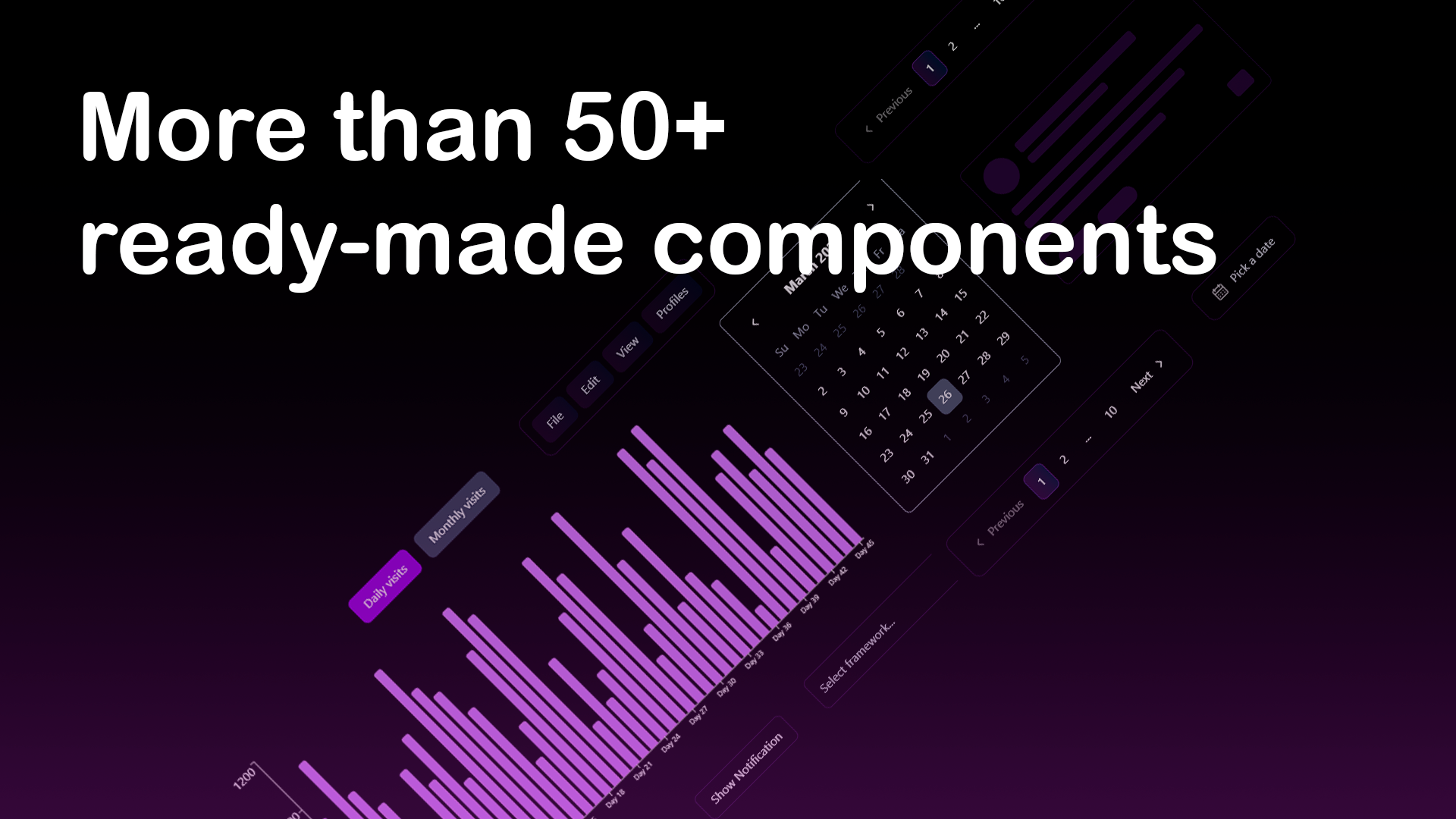وسائط ريو - Modern React UI Component Library |بناء تطبيقات الويب بشكل أسرع 3