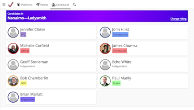 VoteMate Canada 2019 gallery image