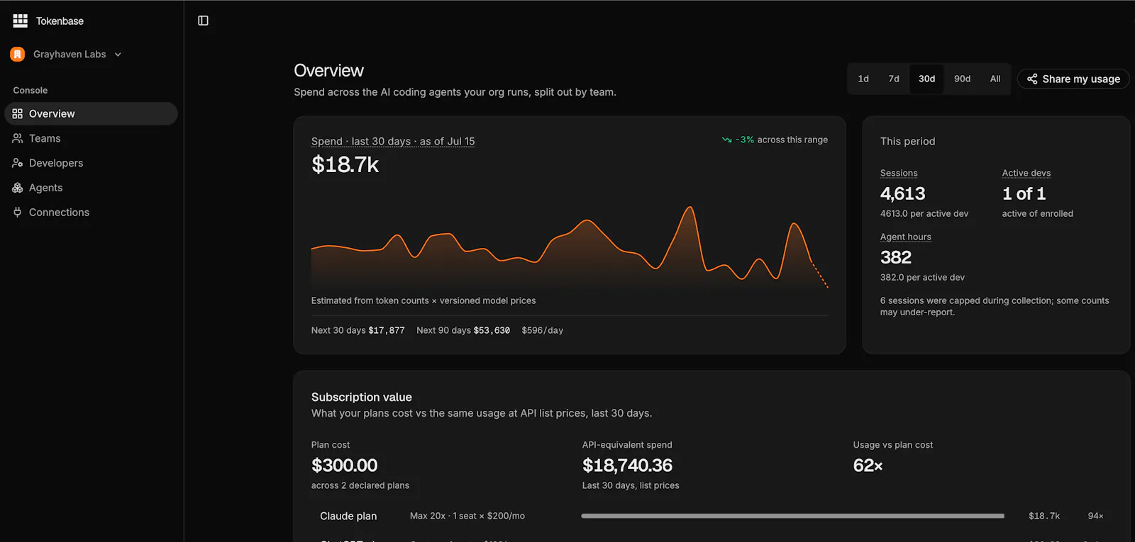 Tokenbase screenshot 2