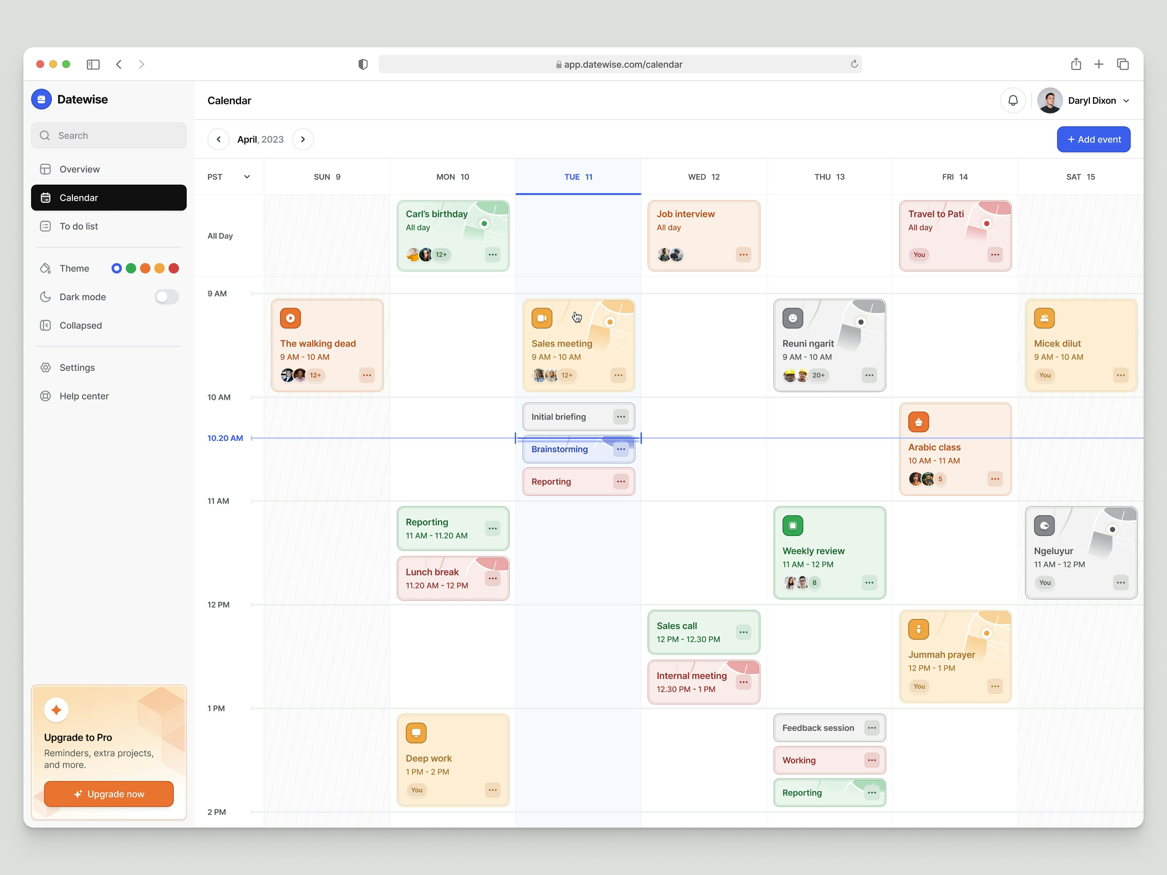 DateWise - 더 나은 Google 캘린더 미디어 1