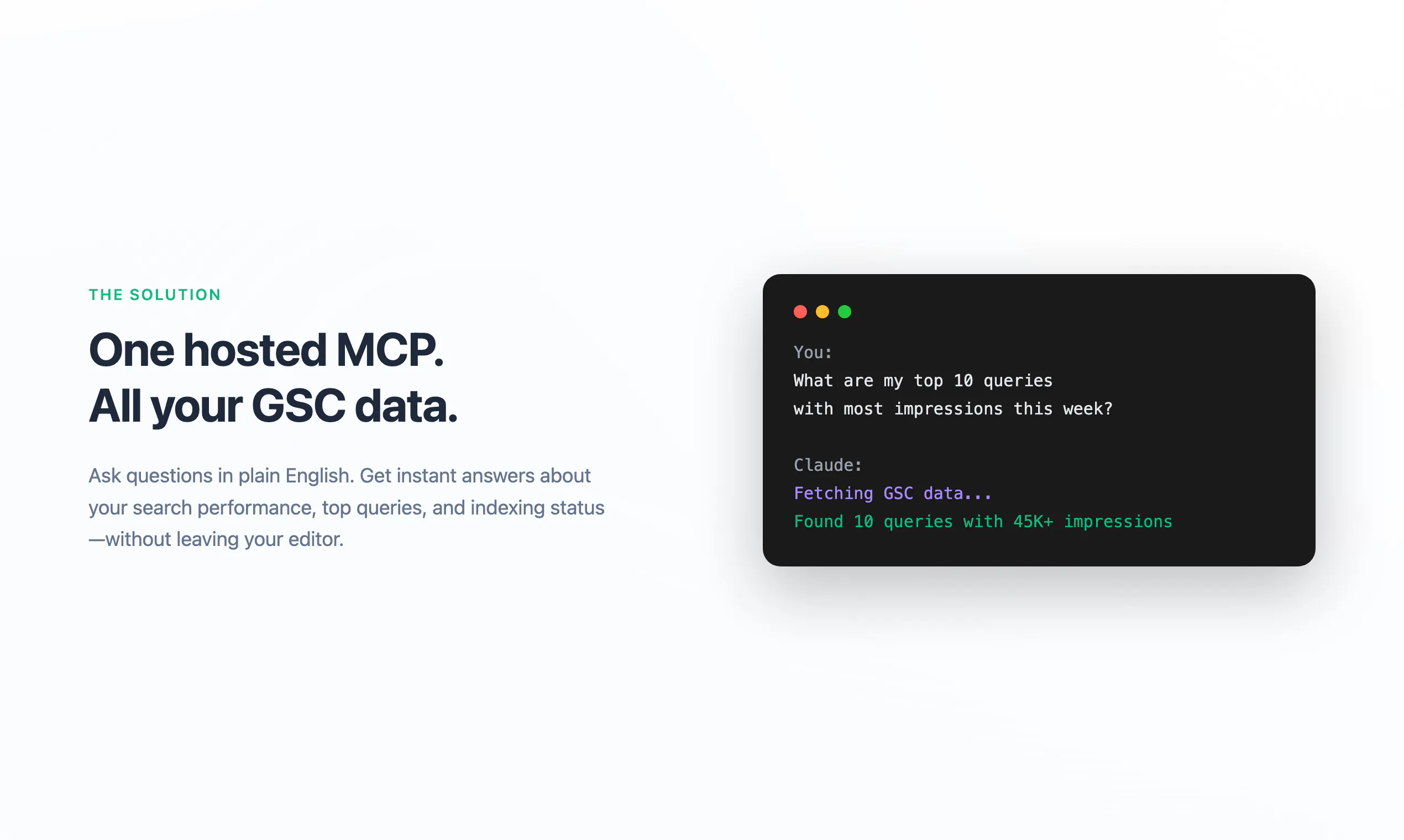 Ekamoira Google Search Console MCP gallery image