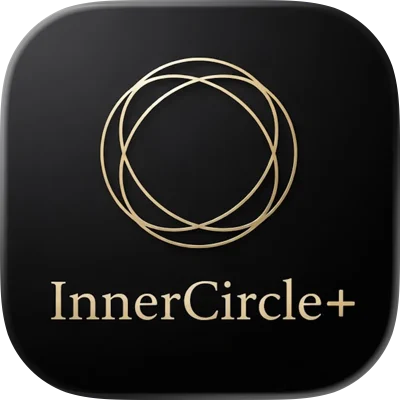 InnerCircle+ - Product Hunt launch logo and brand identity