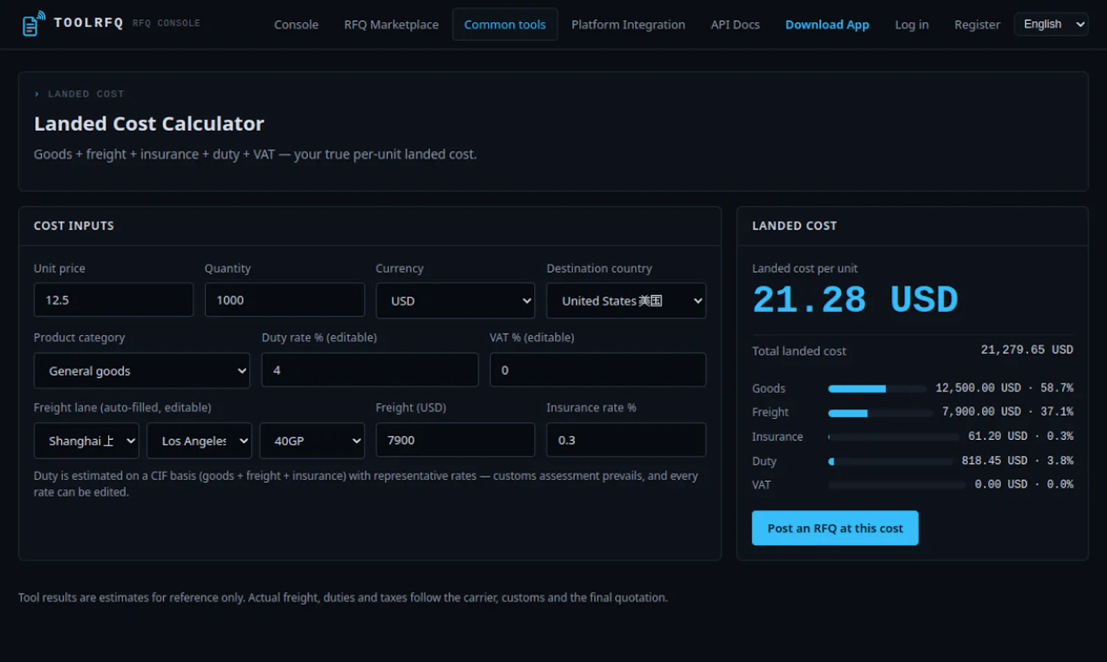ToolRFQ screenshot 3