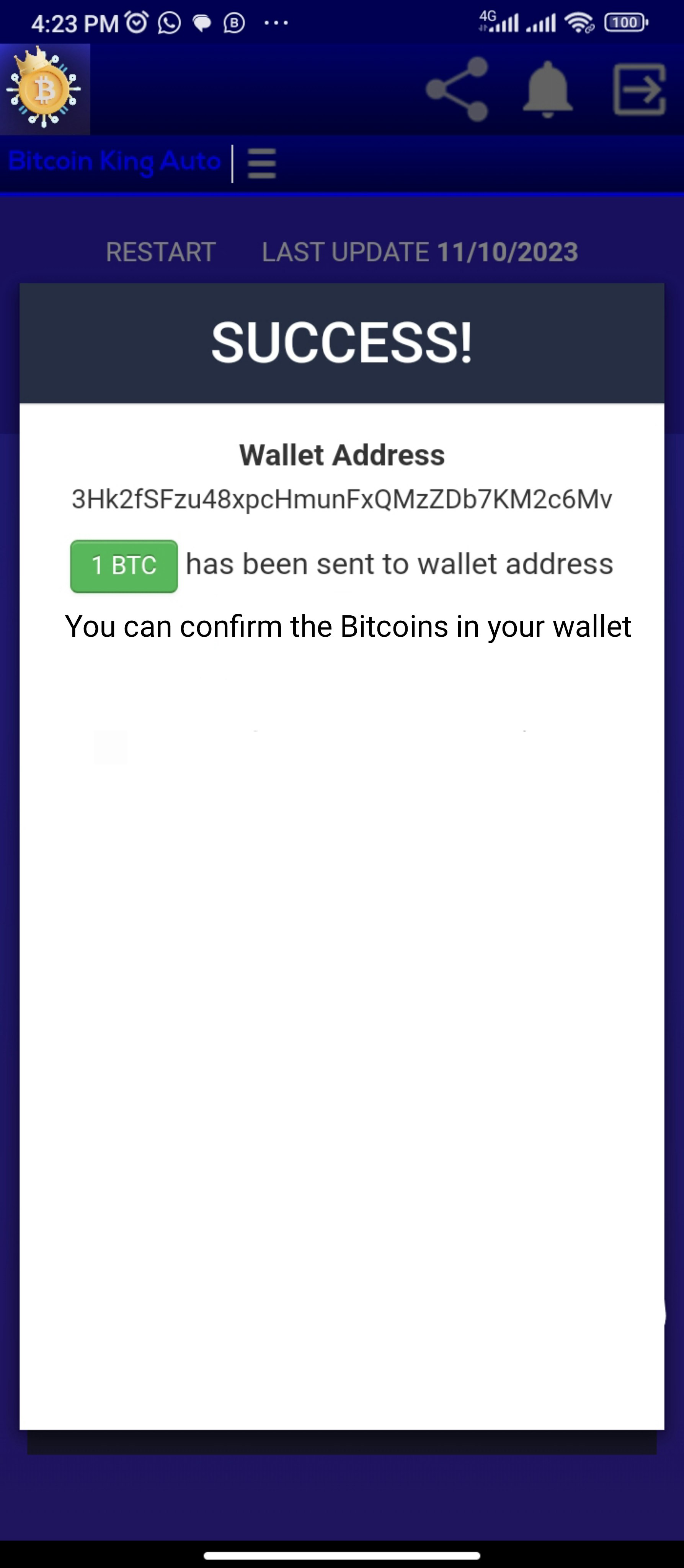 ビットコインキングオート - ビットコインジェネレーター - ビットコインウォレットアドレスに実際のビットコインを生成しますメディア8