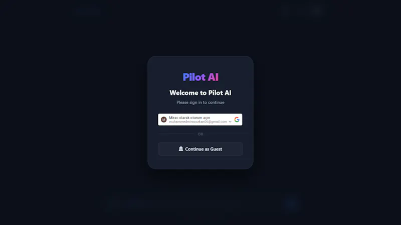 PilotAİ screenshot 1