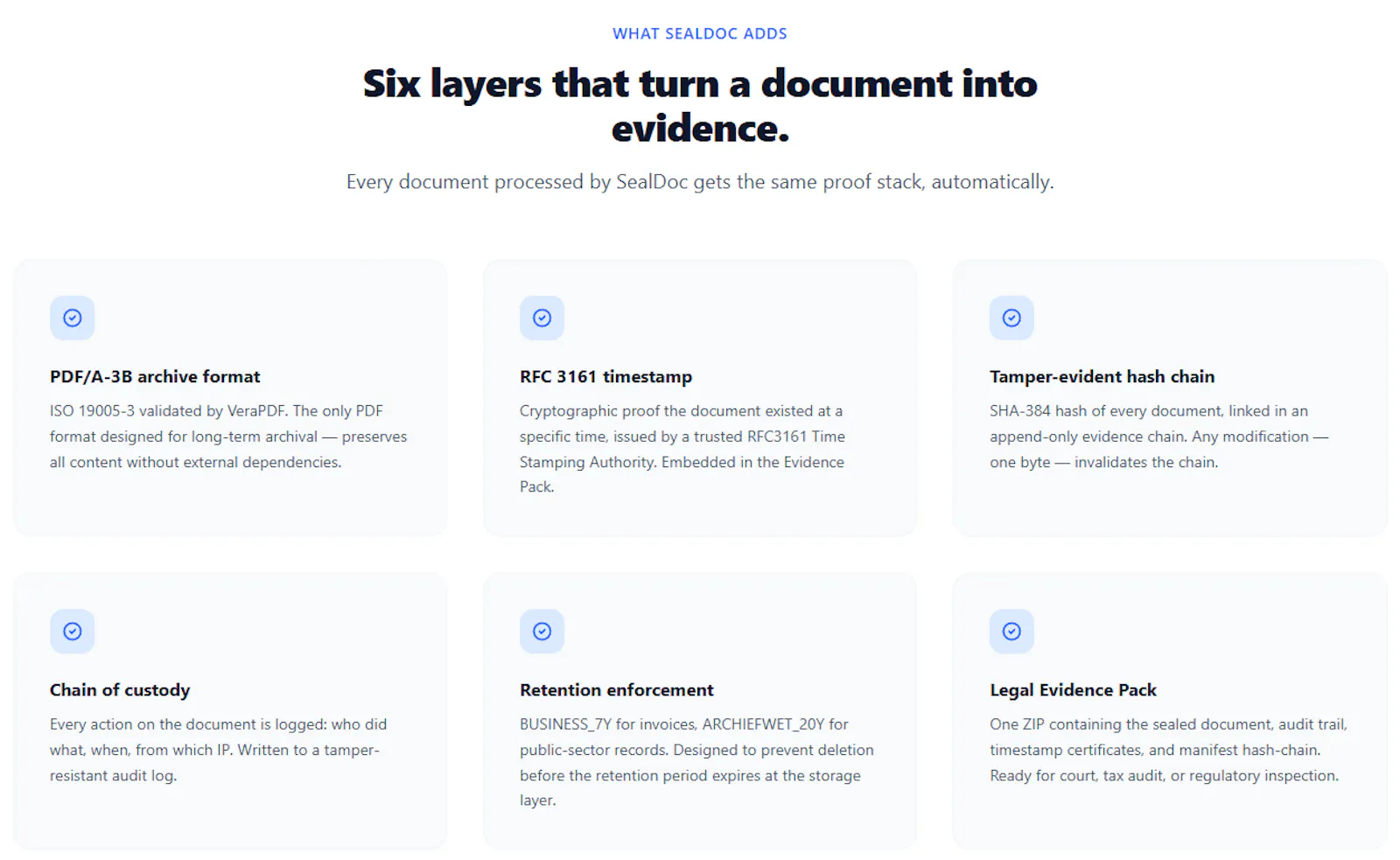 SealDoc — independently verifiable screenshot 3