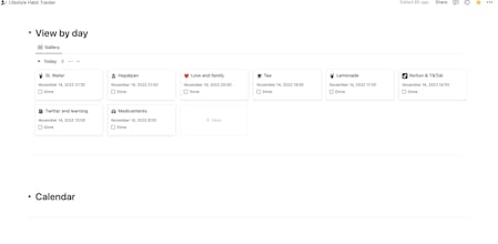 Lifestyle Habit Tracker gallery image