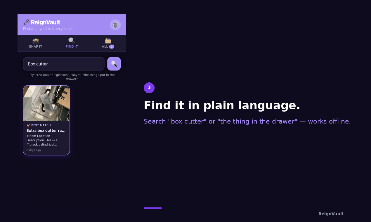 ReignVault gallery image