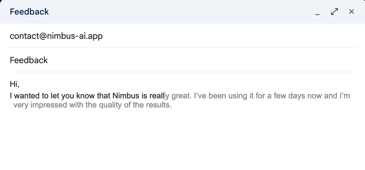 Nimbus gallery image