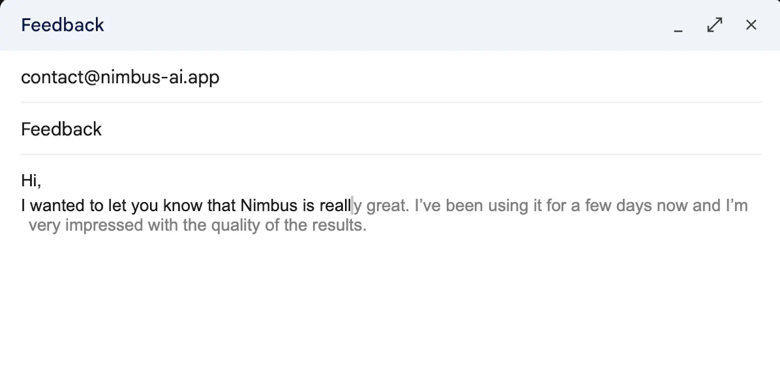 Nimbus screenshot 3