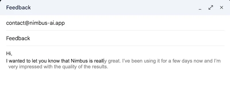 Nimbus screenshot 3
