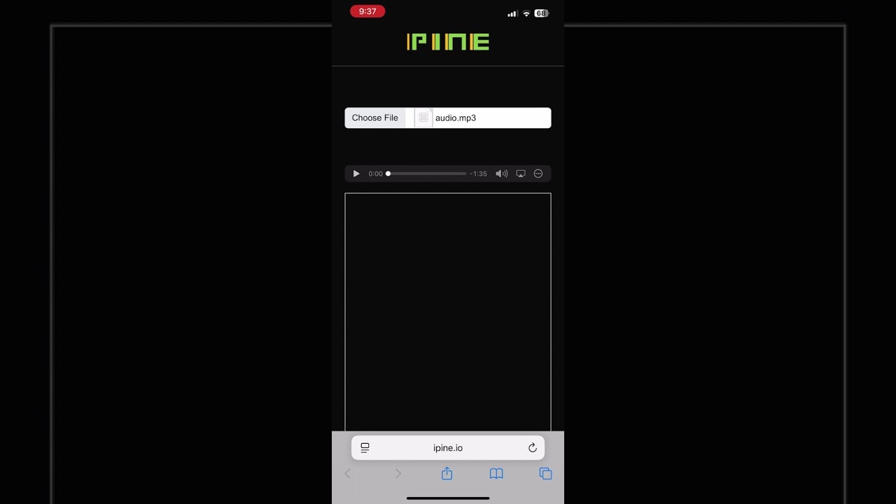 Ipine | Music visualiser gallery image
