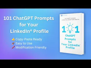 101 ChatGPT Prompts for LinkedIn Profile gallery image