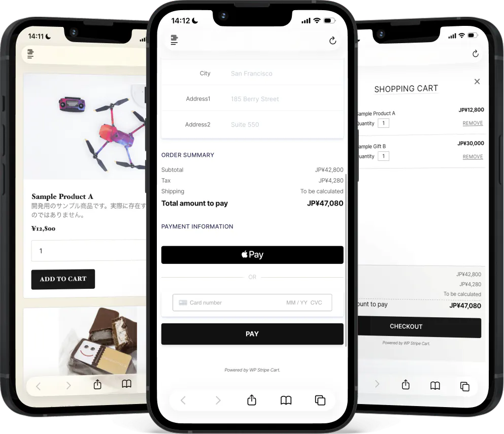 WP Stripe Cart gallery image
